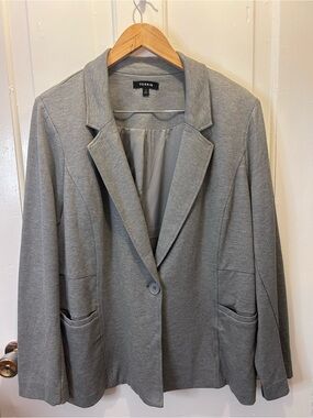 Lightweight grey single button blazer TORTID size 2 (18-20)